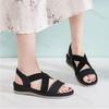 Fashion Women Sandals Comfortable Non-slip Wedges Peep Toe Summer 2025 Platform Fashion Sandals Sandalias De Mujer Plus Size 36-42