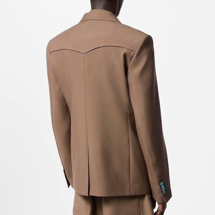 Louis Vuitton FW24 Business Suit Coat Men's Khaki 1AFWNK