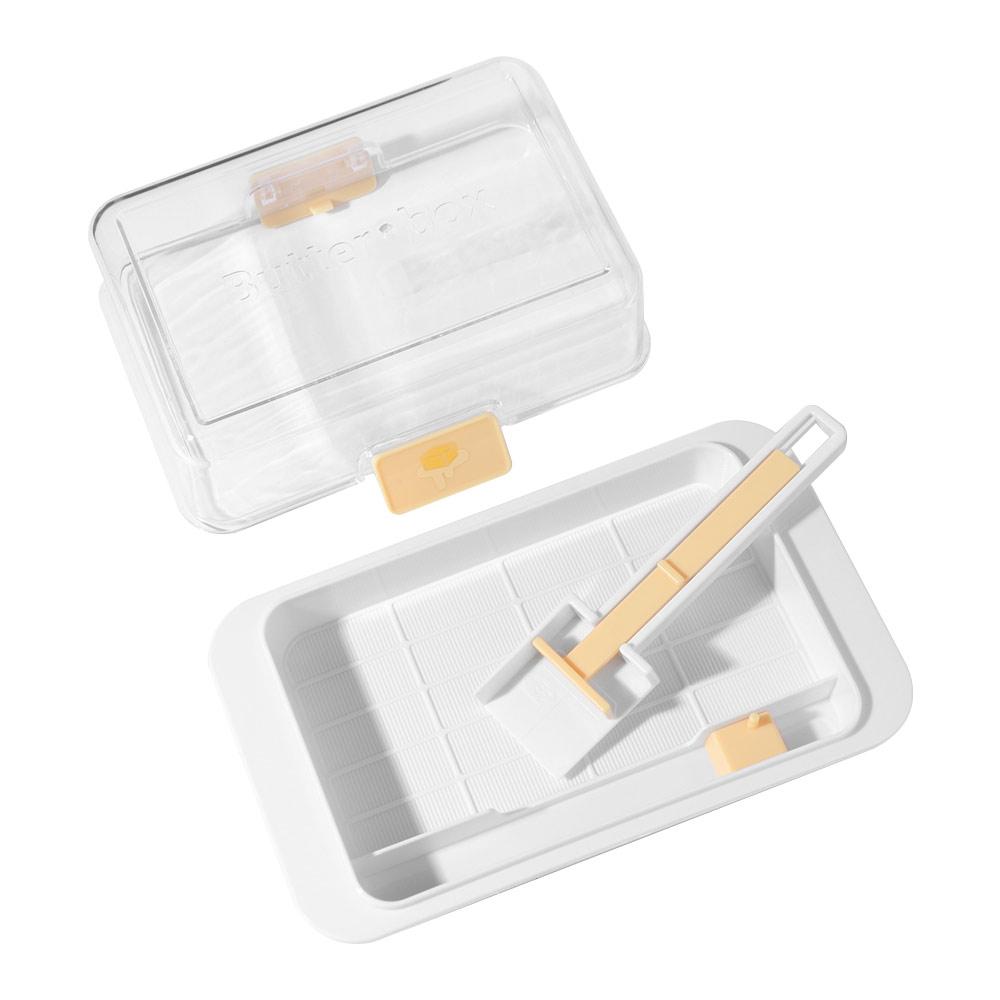 Clear Lid Butter Slicer Box Fresh-keeping Cheese Keeper Portable Butter Storage Box  Kitchen Baking