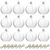 6/12 Pcs Hanging Tealight Candle Hoder Glass Globes Wedding Party Tree Decoration, Globe Ornament for Air Plant