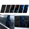 Enhance Aesthetic Appeal with 2x For Honeycomb B Pillar Waterproof Car Decals