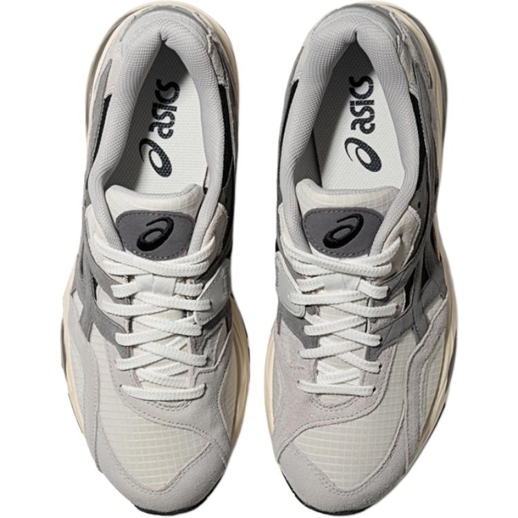 Asics Gel-Mc Plus Fabric Cow Split Leather Fashion Trend Wear-Resistant Low-Top Casual Shoes Unisex Sneaker Gray 1203A871-100