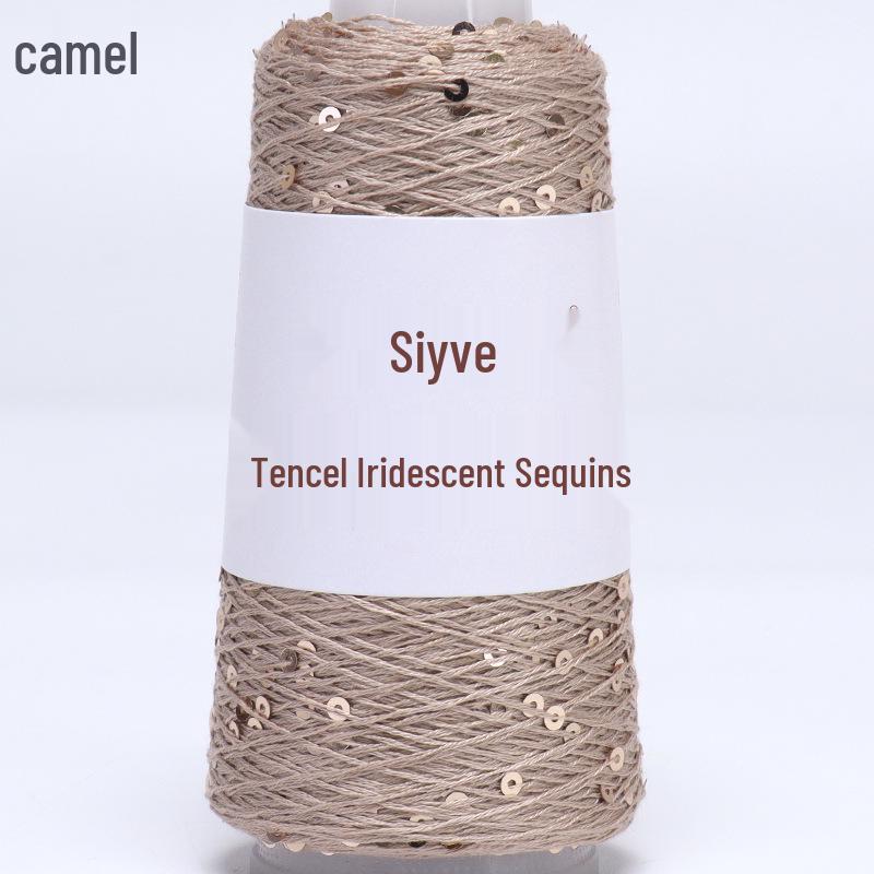 Si Yue Tencel Iridescent Paljettgarn: Handstickat Mode Bländar