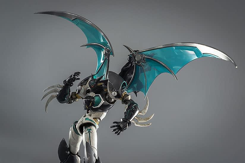 Robodo Original Version Shin Getter Robo Shin Getter 1 Threezero Arranged Version Black Made of Alloy Scarf Is Made of Cloth Painted Movable Figure