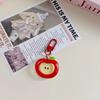 Fashion Cartoon Apple Red Green Cute Keychain for Women Lovely Apple Shape Bag Decorative Pendant Phone Key Chains Girls Gifts