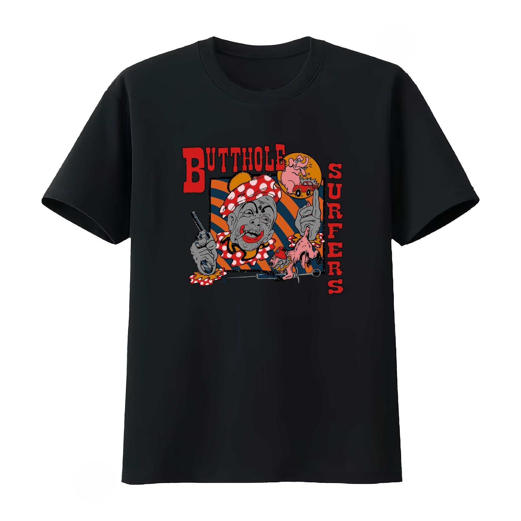 

Butthole Surfers T Shirt Retro Punk Band Design with Bold Artwork Locust Abortion Technician Widowermaker 2026 Summer Unisex Women S