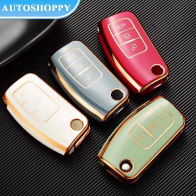 Nový měkký TPU kryt pouzdra na klíče od auta pro Ford Focus 2 MK2 Fiesta Mondeo Galaxy Ecosport Kuga Escape Falcon B-Max C-Max Protector