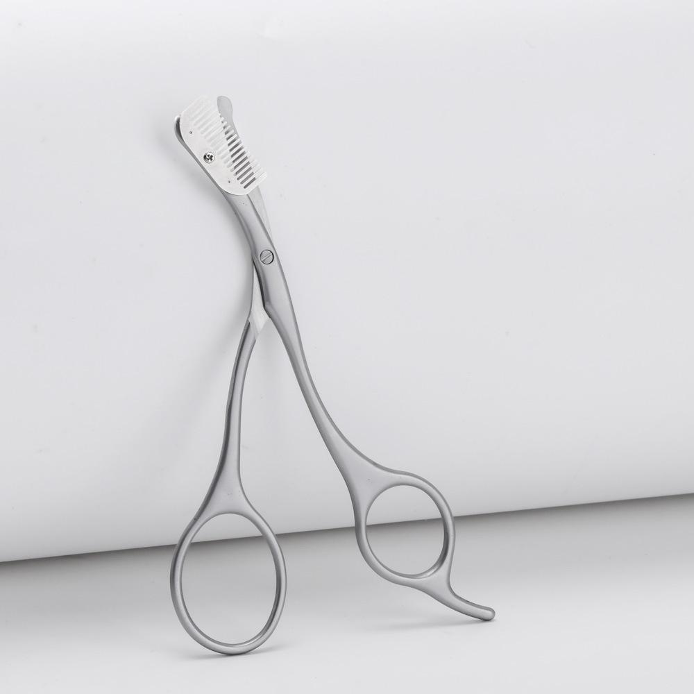 Beauty Method Stainless Steel Eyebrow Trimmer Tool with Comb & Scissors for Beginners