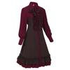 Plus Size Medieval Court Halloween Dress with Irregular Hem