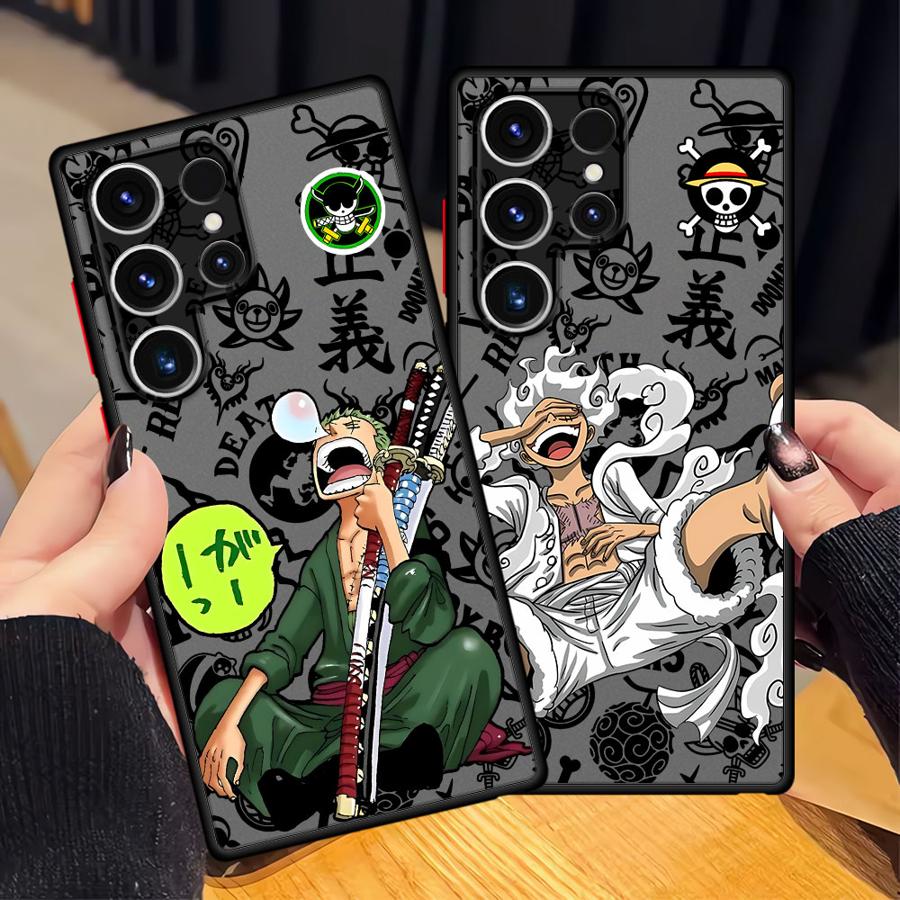 One Pieces Anime Case for Samsung Galaxy S25 Ultra S22 S24 Plus S21 S20 FE S23 FE S26 Note 20 Ultra 10+ Funda Back Phone Cover