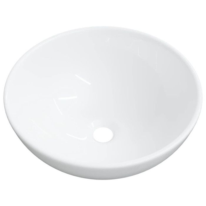 Washbasin - White - 28x28x10 Cm - Ceramic - Scratch-resistant - Easy To Clean