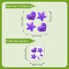 Glow-In-The-Dark Switch Stickers Purple Star Green Fairy Design Self-Adhesive Removable Pvc Wall Sticker Home Decor Luminous Art