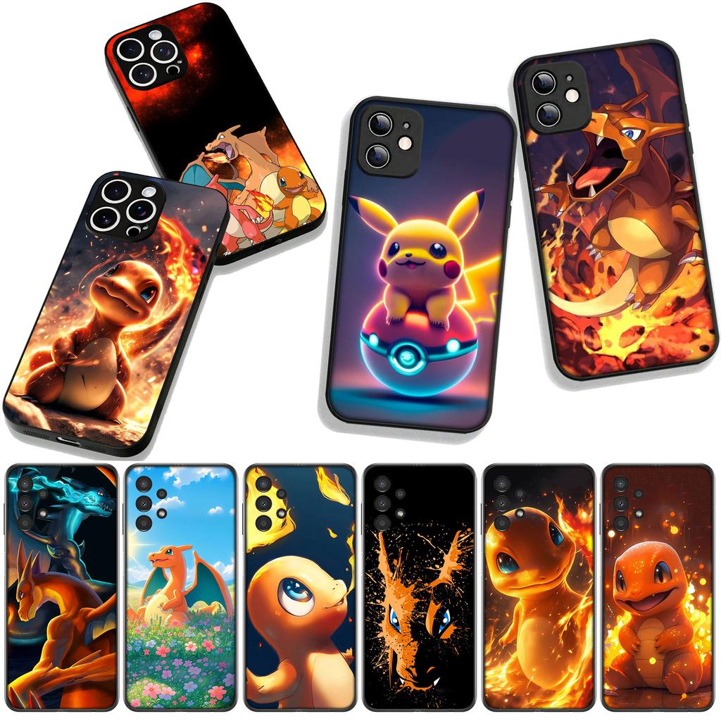 Cover for Huawei P30 P20 P10 Mate 10 20 Pro Lite Y9A Y8S P Smart Y7 Y9 Prime Y6 Phone Case Charmander P-Pikachus P-Pokemons