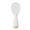 Non-Stick Standing Rice Spoon with Weighted Bottom Plastic Rice Ladle Heat-Resistant Scratch-Free Space-Saving Kitchen Gadget