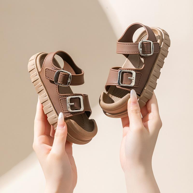 

Anti-slip Shoes - New Soft-soled Girls Shoes - Beach Sandals 35-36 коричневий