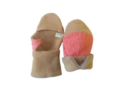 Gloves PINK Beige M Size Unisex [Mote Bag] Firm-grip