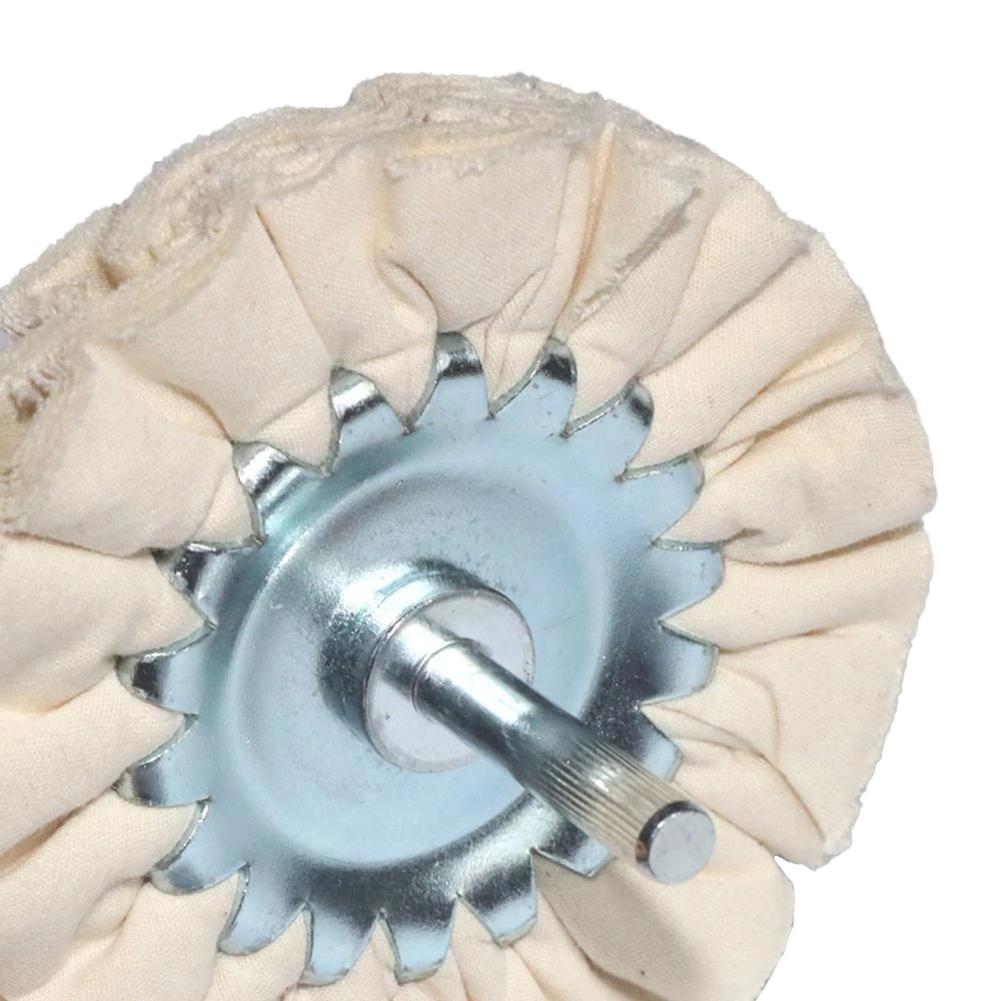 1 Stück Polierscheibe Polierscheibe Baumwolle 80mm Oberflächenschliff Politur Ersatzwerkzeuge Für Metallschmuck Aluminiumprodukte Holz Kunststoff