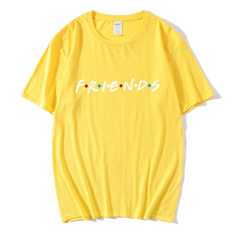Fashion Friends Tshirt Femme Alphabet Print Graphic Tshirt Mens Melanin Black Girl Friends TV Show Tshirt Cute Tshir