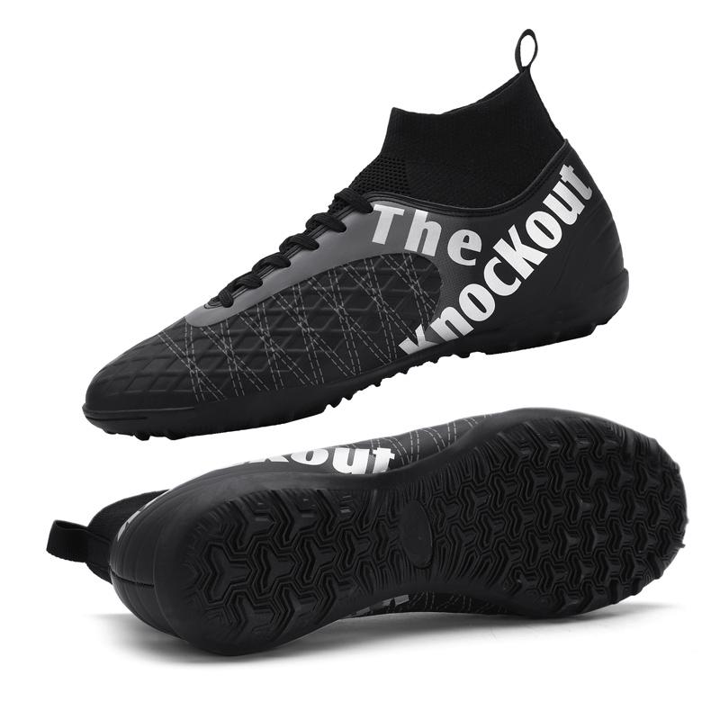 Unisex Turf Football Boots Professional Society Soccer Cleats TF Soccer Shoes Non-slip Grass Training Sneakers Teenagers Sports
