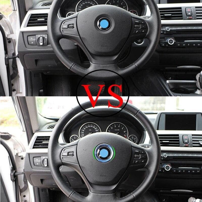 1 Pieces Of Steering Wheel Cover Sticker, Steering Wheel Center Ring Decoration for B*W 3 Series