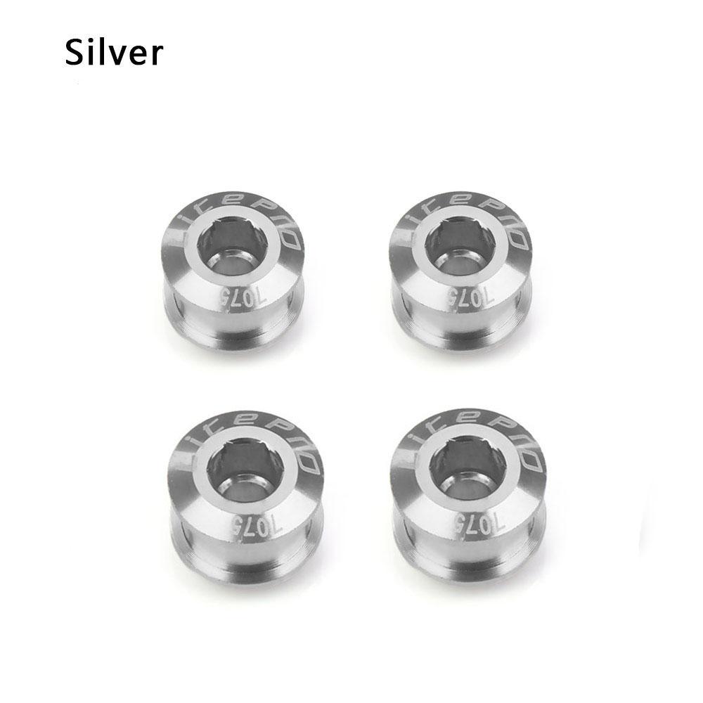 

4Pcs 7075 Road Bike Accessories MTB Bicycle Disc Screw Chainring Wheel Bolt Chainwheel Screws Cycling Crankset Parts 152mm