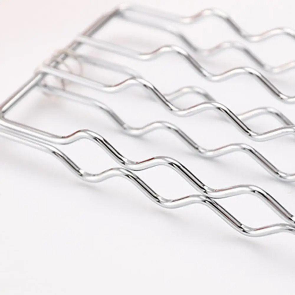1Pcs Metal Sausage Grill Cage Heat Resistant Handle BBQ Grill Rack  Fish Grilling Clip Tool