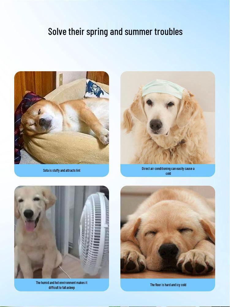 Cloud Shape 3D Cooling Mat for Pets - Breathable Enclosure Bed for Dogs and Cats