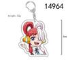 ONE PIECE Action Figures Luffy Chopper Roronoa Acrylic Key Chain Anime Peripheral Keyrings Bag Pendant Cosplay Jewelry Gift