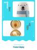 5-Layer Wooden Russian Nesting Dolls: White Big Bear Design for Children's Home Decor and Gifts