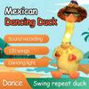 Sound Recording Dancing Duck Plush Doll Talking Animals Singing Dancing Duck Toy  Children
