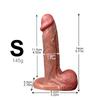 Ultra-Soft Realistic Silicone Dildo – 2 Sizes Available, Extra-Large & Standard Options, Strong Suction Cup, Self-Pleasure Toy for Women