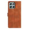 For Motorola Moto G56 5G Case Wallet Stand Imprinted Triangle Pattern Leather Phone Flip Cover