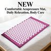 Acupressure Mat for Back & Neck Pain Relief, Portable Relaxation Mat