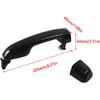 MACHSWON Exterior Door Handle Rear Left/Rear Right, Outside Door Handle Replacement 69211-60090, 2010-17 Compatible with Toyota Prado