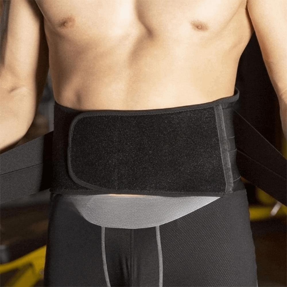 Strong Support Waist Trainer Belt Breathable Orthopedic Lumbar Belt  Gym Training