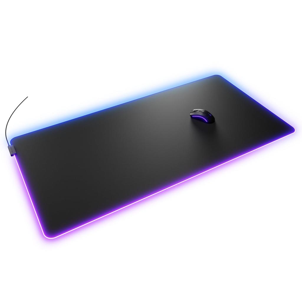 Glorious Mouse Pad 2 GLED 3XL Black RGB Lighting Cloth Gaming Mouse Pad (1220 x 610mm) GLO-MP2-GLED-3XL-B MS0770