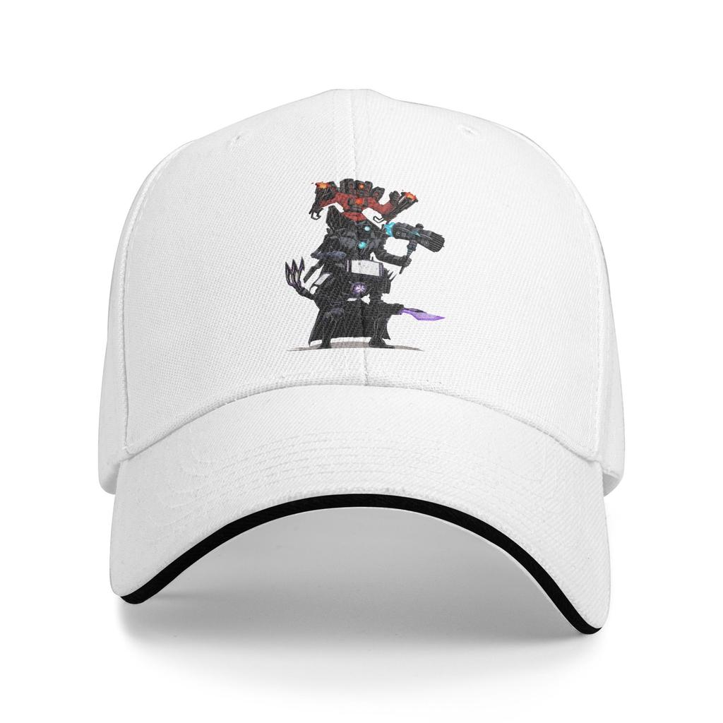Skibidi Toilet Baseball Caps Casual  Sandwich Cap Unisex Polyester Sun Hat Running Golf