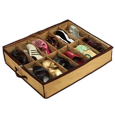 Bolsa de almacenamiento de zapatos debajo de la cama organizador de zapatos contenedores de almacenamiento de zapatos