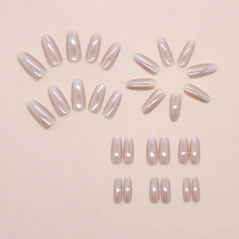24pcs Flower Starburst False Nails French Nail Tips Manicure Press On Nails  DIY