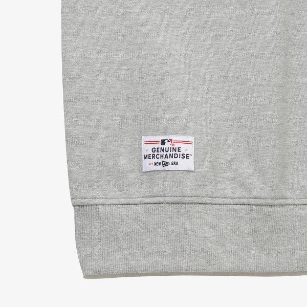New Era Mlb La Dodgers Stitch Crewneck Heather Grey 15147517