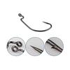 Offset Fishing Hook 100pcs High Carbon Steel Fish Hook Worm Hook Circle Hook Worm Soft Bait Jig