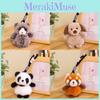 Rabbit Panda Animal Plush Doll Keychain With Pp Cotton Filling For Gift Idea