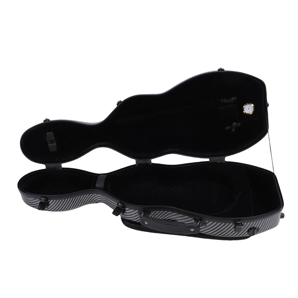 Futerał na skrzypce 4 4 Wbudowany higrometr Włókno węglowe Lekki futerał na skrzypce Plecak z 2 paskami na ramię