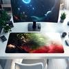 1Pc Dark Fantasy Warrior Gaming Mouse Pad Keyboard Desk Mat Non-slip Rubber Lock Edge Waterproof Computer Mousepad for Office Home Decor S1261