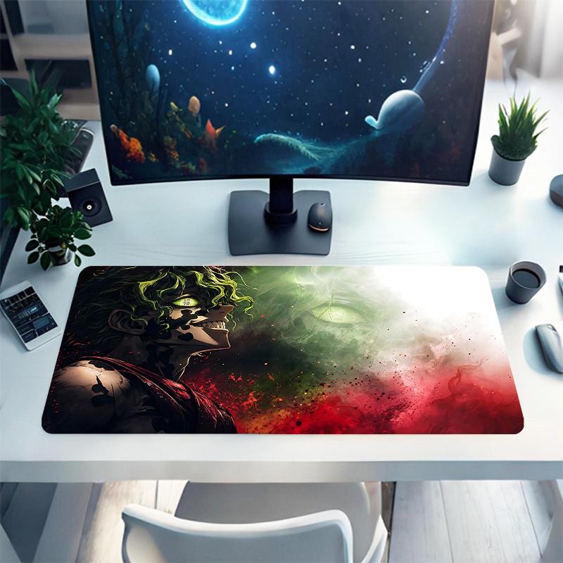 1Pc Dark Fantasy Warrior Gaming Mouse Pad Keyboard Desk Mat Non-slip Rubber Lock Edge Waterproof Computer Mousepad for Office Home Decor S1261