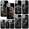 Grim Reaper Skull Skeleton Phone Case For Iphone 17 Air 16 15 Plus 16E 14 Pro Max 13 Mini 12 11 7 8 SE Fundas Soft Back Cover 17