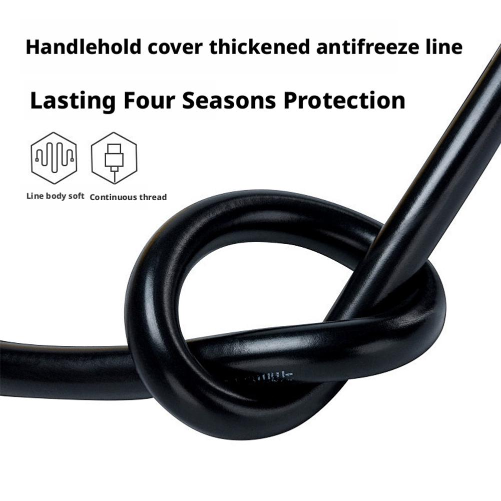 Motorcycle USB heated handlebar grips electric vehicle charging heated handlebar gloves winter warm handlebar covers