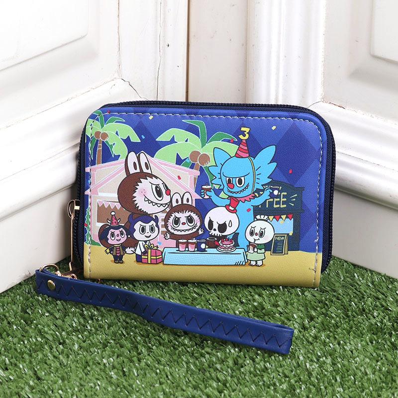 Cartoon Cute and Hot Labubu Male and Female Students Handheld Wallet