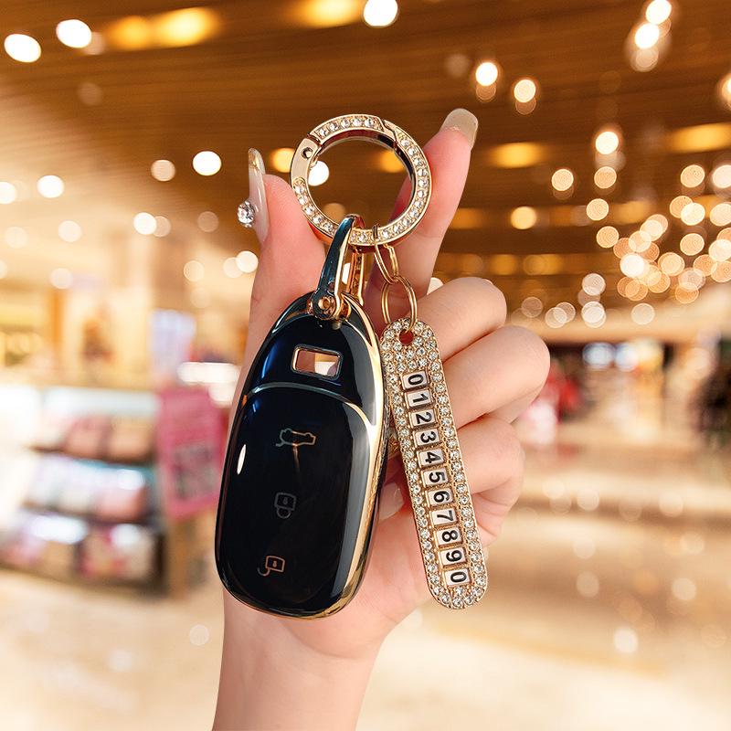 Premium Vollabdeckung Auto Schlüsselhülle