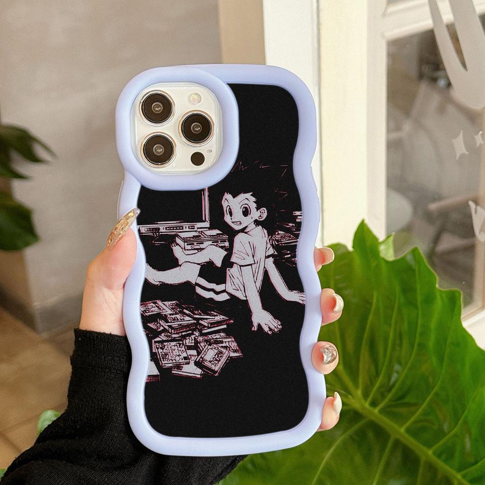 Ae82 Hunter X Hunter Anime Art Huse de protecție pentru telefon pentru Samsung S24 Plus S23 Ultra A14 A55 A06 Honor X9b Motorola OnePlus Big Wave TPU Husă din spate